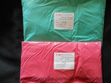 Термохромный пигмент ( Thermochromic Pigment ) для индикации охлаждения пива , алкогольных и безалкогольных напитков