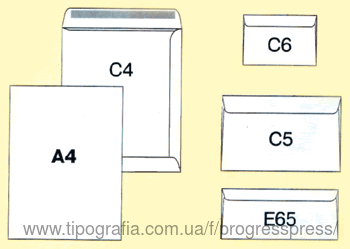 Печать на конвертах любых размеров и в любом количестве