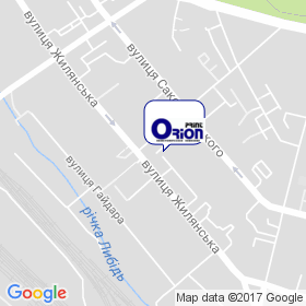 Оріон-прінт на мапі Оріон-прінт на мапі