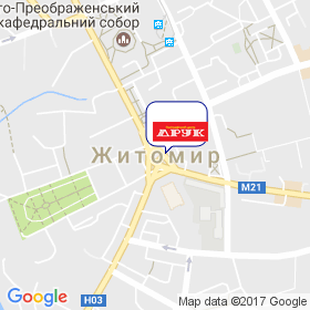 Друк на карте