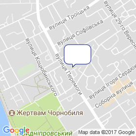 Кременчугская городская типография на карте