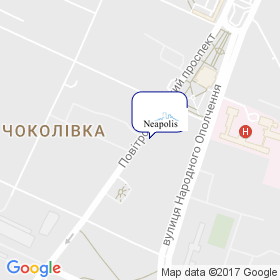 Неаполіс на мапі