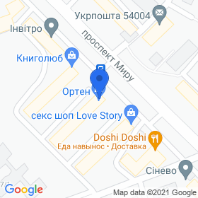 Ортэн на карте Ортэн на карте
