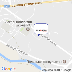 ПРАГМАТЕК на мапі ПРАГМАТЕК на мапі