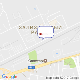 Принт Партнер Украина на карте