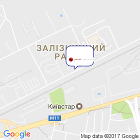 Прінт Партнер Україна на мапі Прінт Партнер Україна на мапі