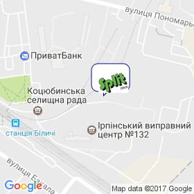 Спліт Друк на мапі Спліт Друк на мапі