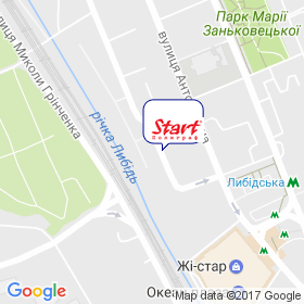 Старт-Поліграф на мапі Старт-Поліграф на мапі