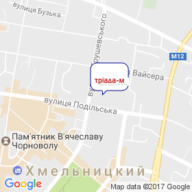 Триада-М на карте Триада-М на карте