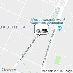 Вінт поліграф на мапі Вінт поліграф на мапі