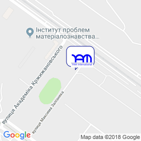 ЯМ Інтернешнл на мапі