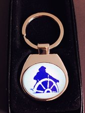 Брелок, металлический &mdash; Капитан