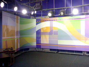 Оформление телевизионной студии &mdash; Бумеранг